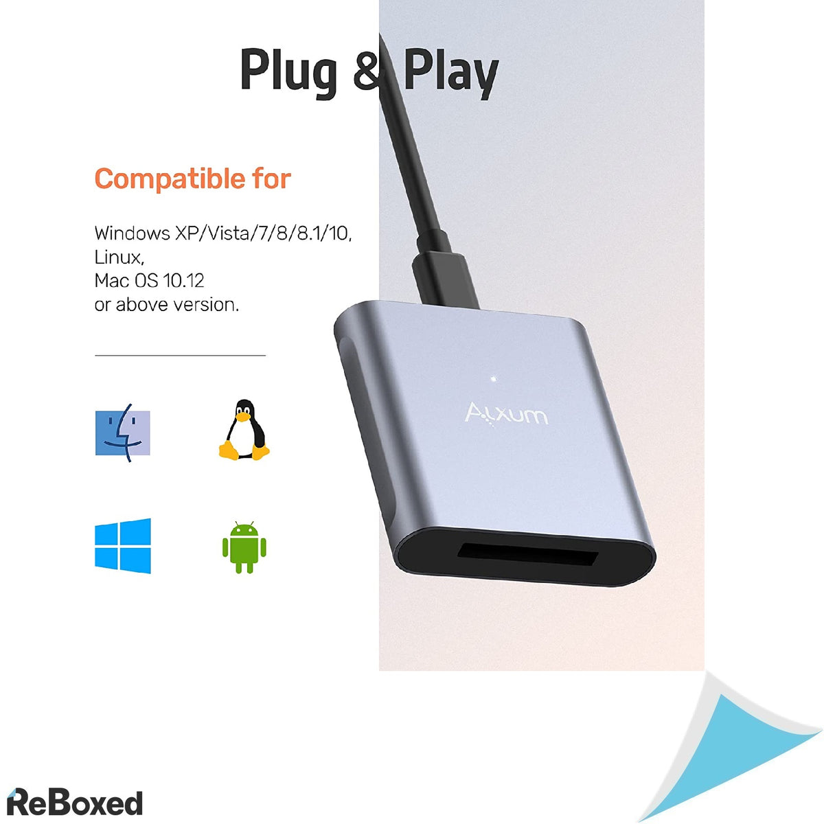 Alxum CFexpress Cititor de Carduri Thunderbolt 3 USB 3.1 10Gbps