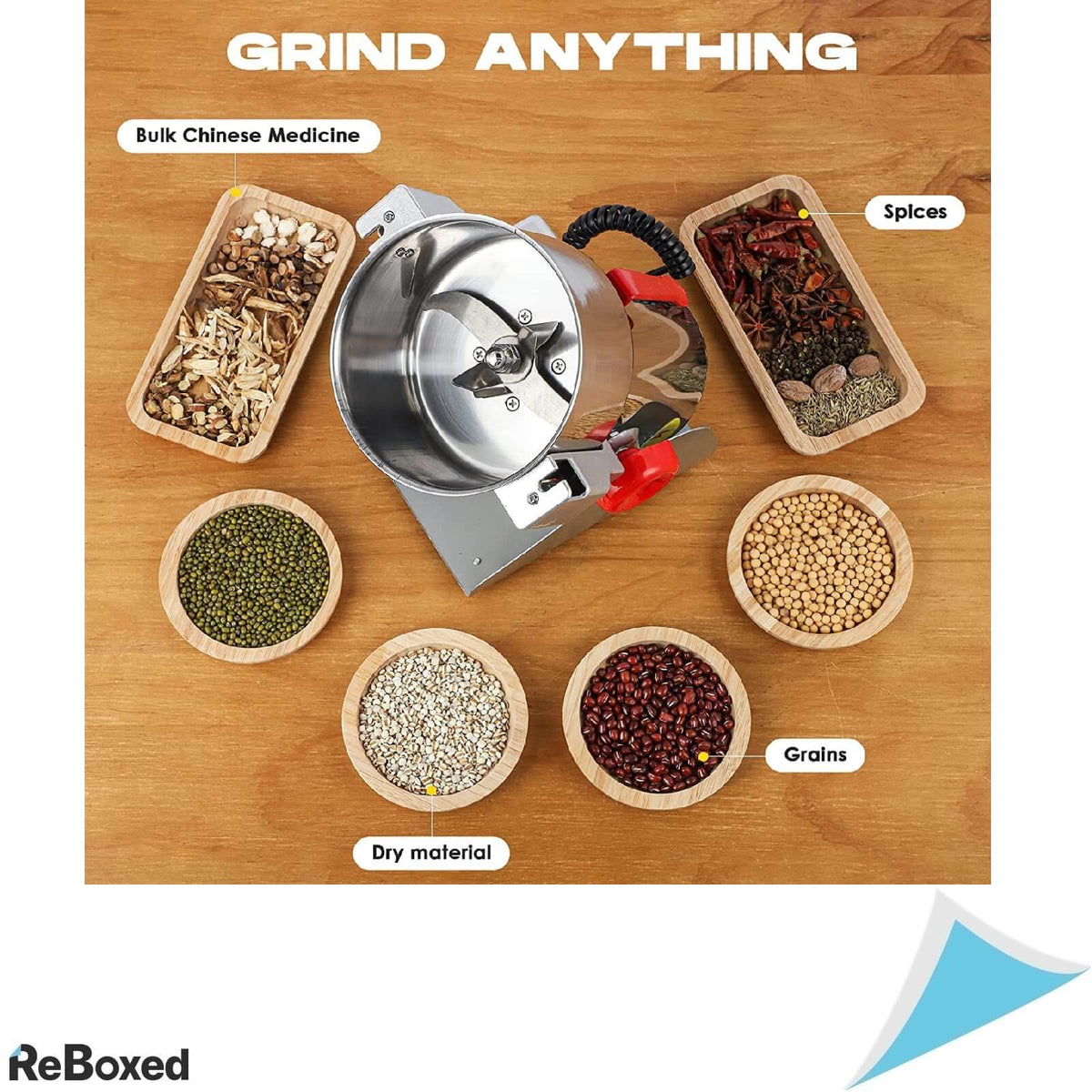 Cgoldenwall HC-400 Moara Electrica 400g 1800W Cereale Condimente