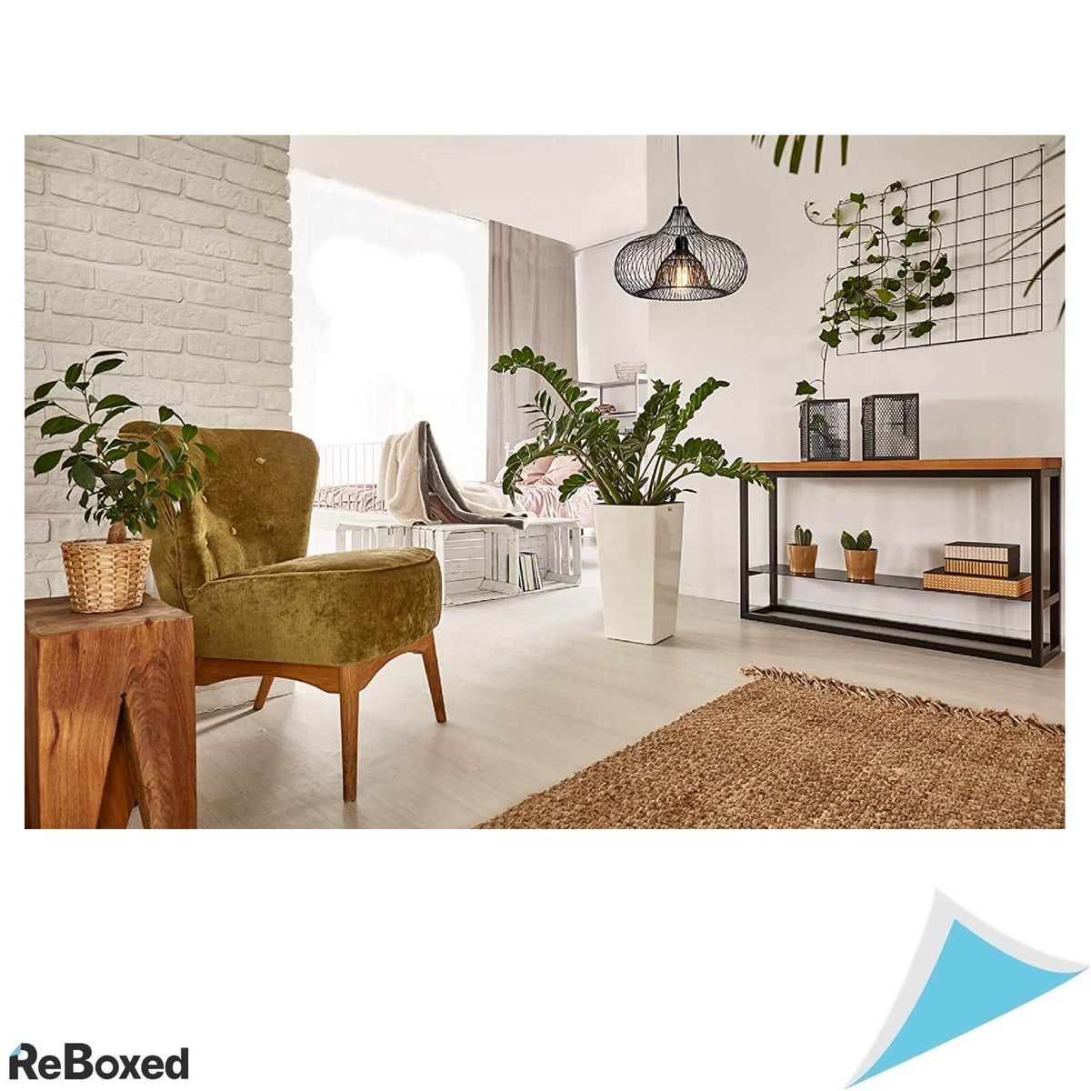 Charlotte Lustra Suspensie Metal 35 x 25cm 40W Negru