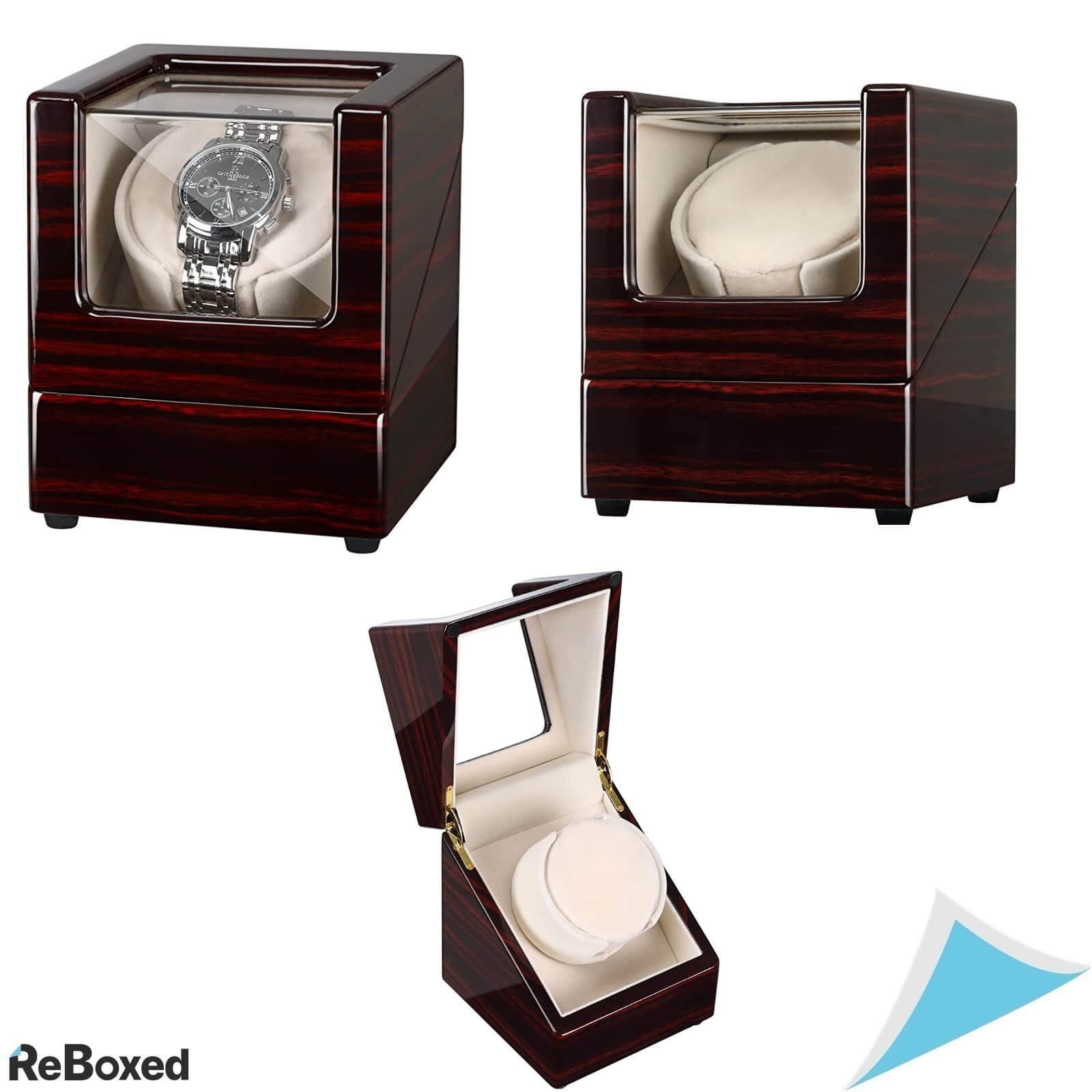 Stand mini Vitrina Expunere Ceasuri cu Rotatie Whisper-Quiet