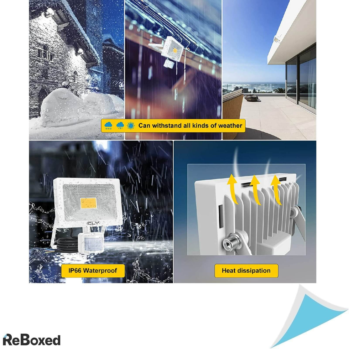 CLY Corp Iluminat LED 50W 4300lm IP66 3000K Senzor Miscare