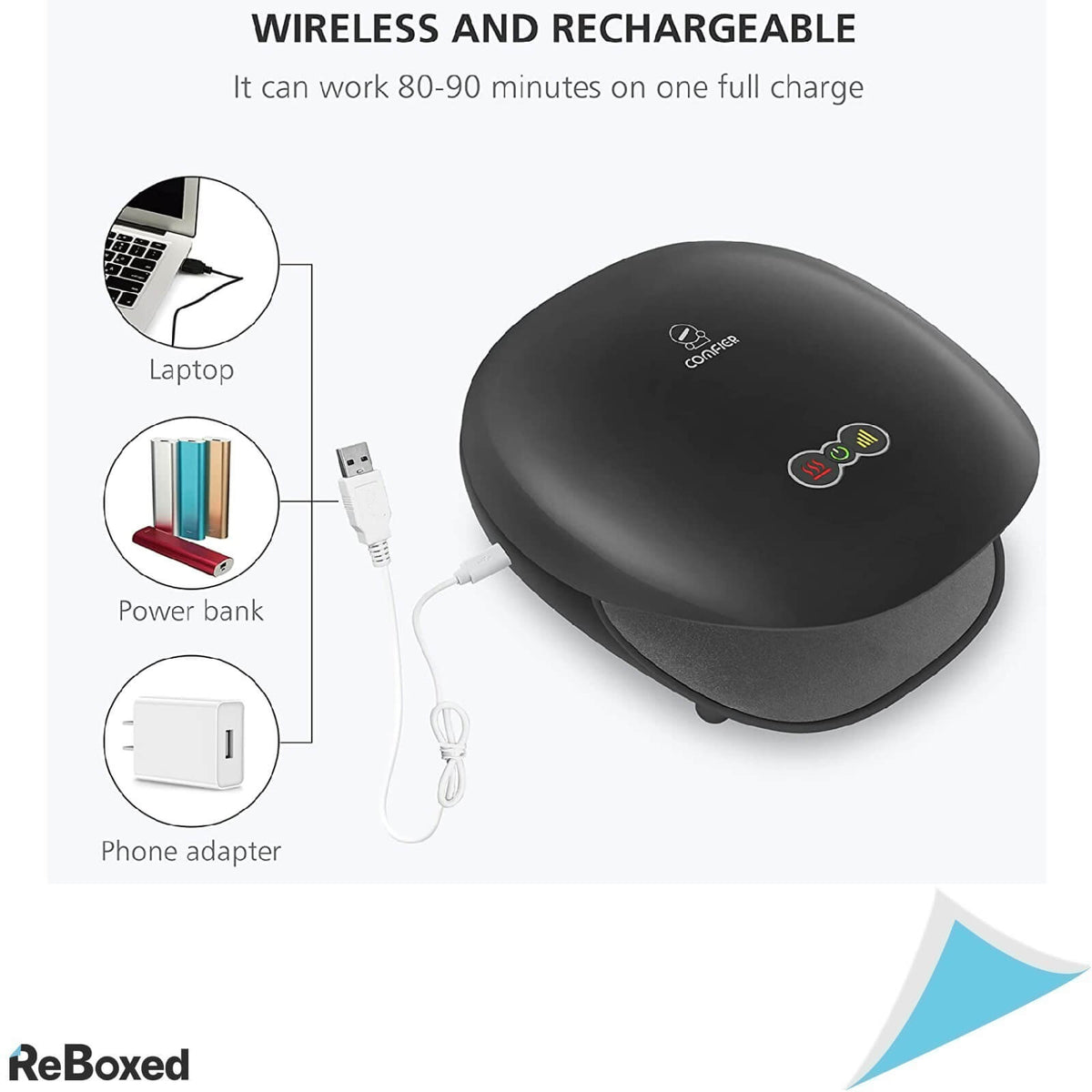 Comfier Aparat Masaj al Mainilor Portabil Compresii si Caldura