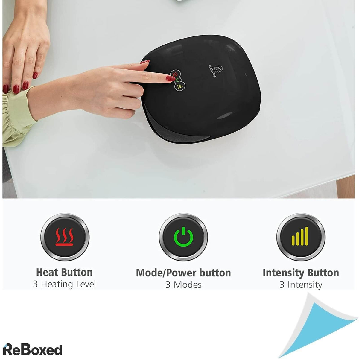 Comfier Aparat Masaj al Mainilor Portabil Compresii si Caldura