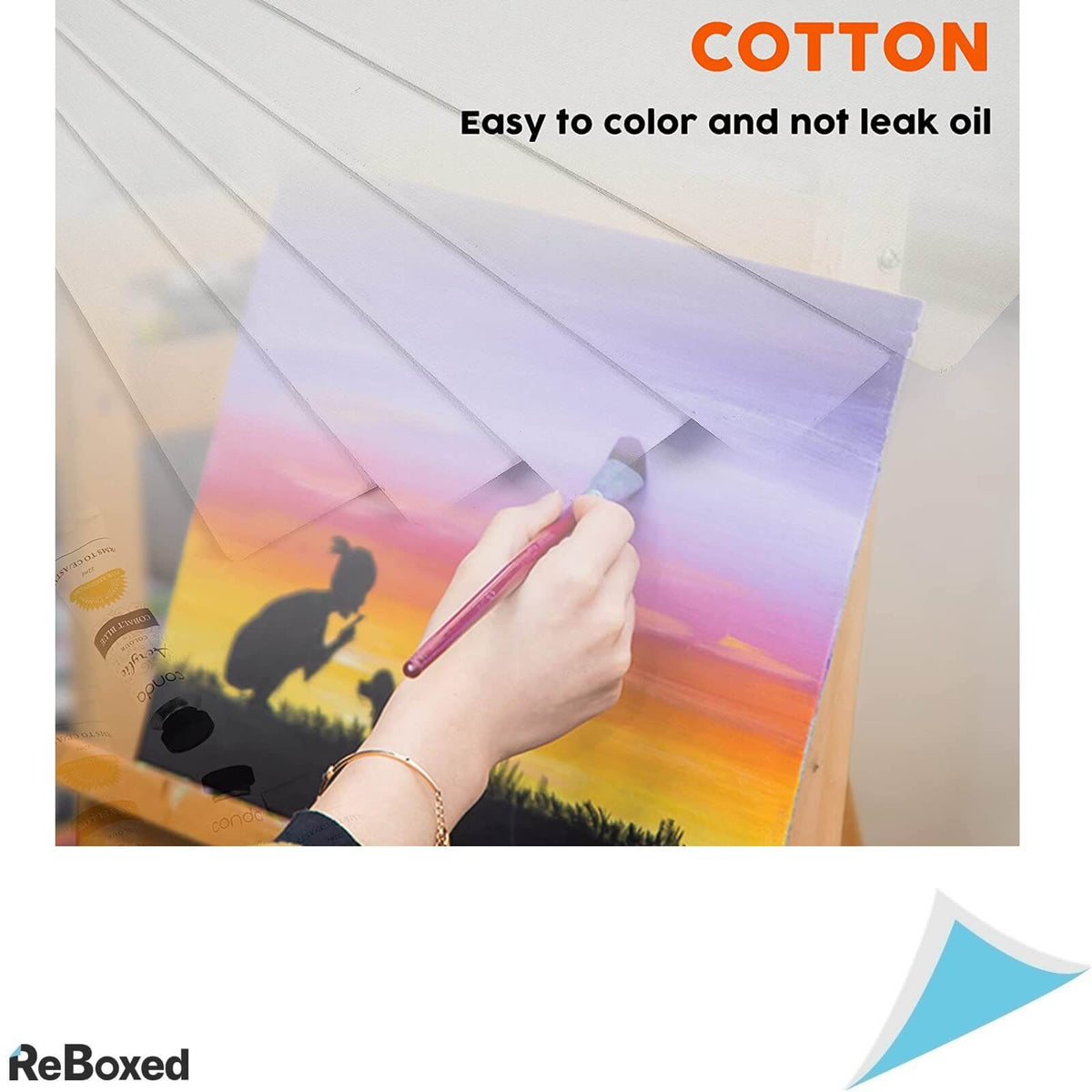 Conda Set de 14 Panze Pictura 30x40cm Vopsele Ulei si Acrilice