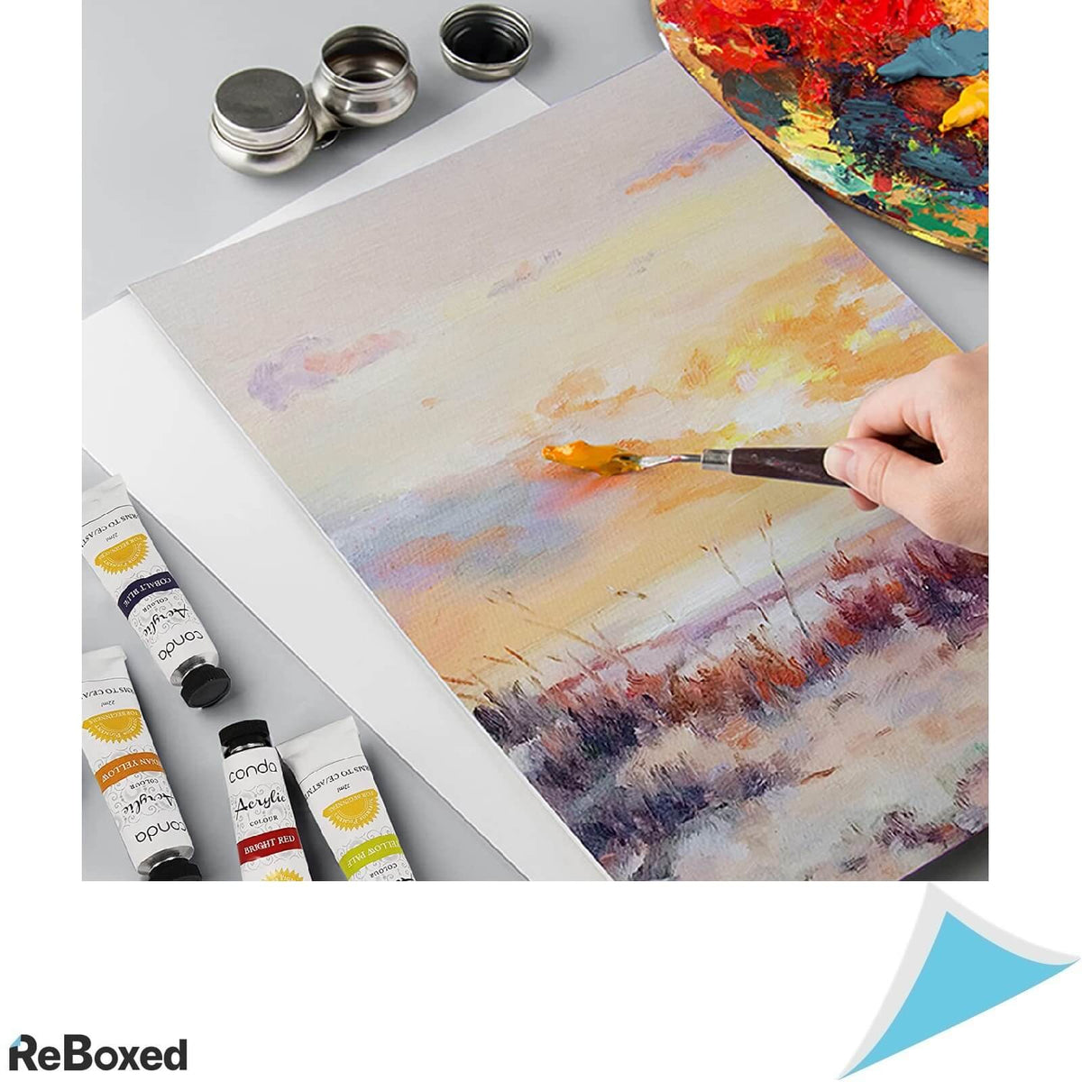 Conda Set de 14 Panze Pictura 30x40cm Vopsele Ulei si Acrilice