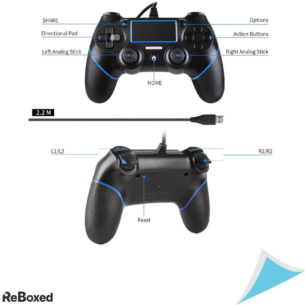 Zexrow Controller Cu Fir Pentru Sony PS 4 cu DualShock Slim