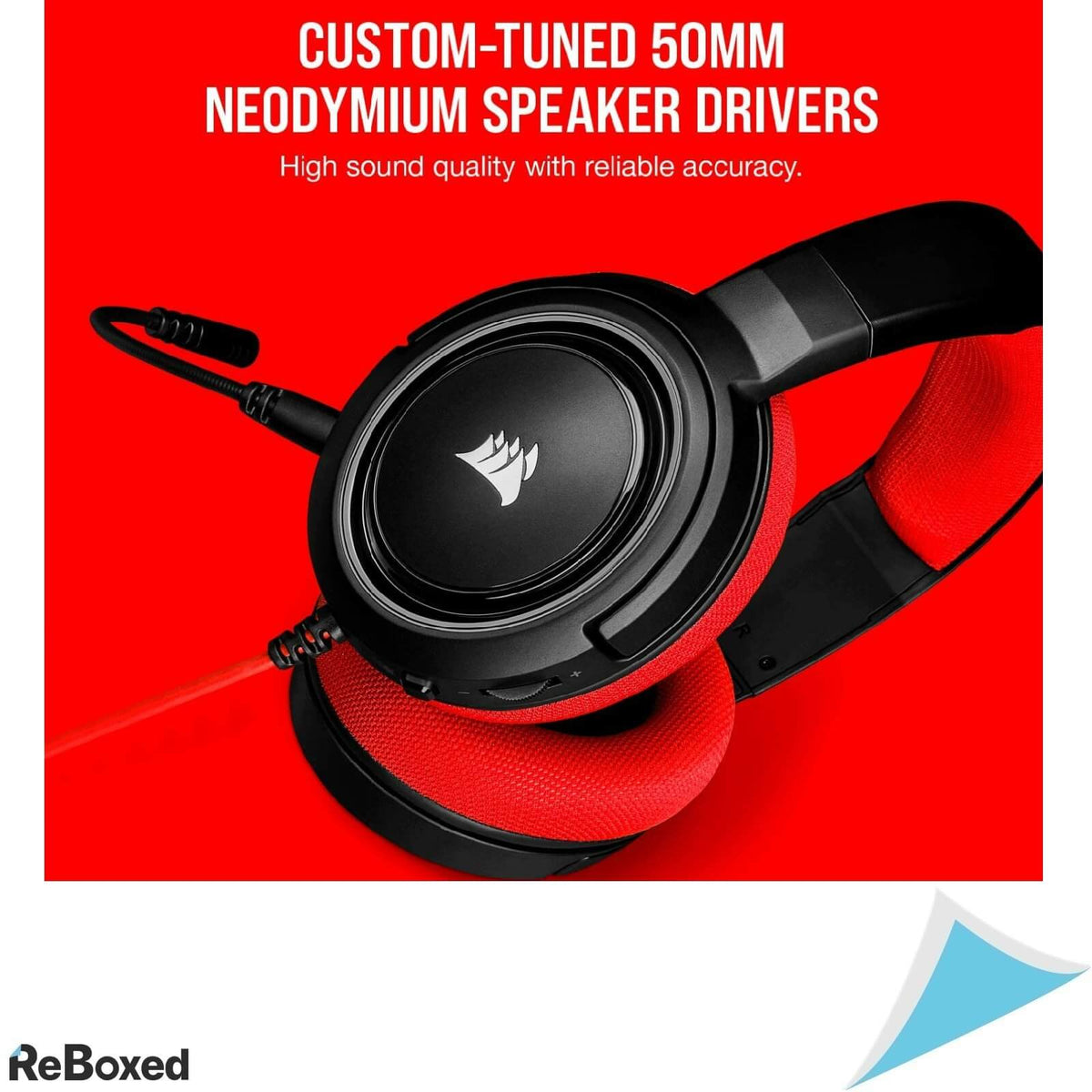 Corsair HS35 Casti Gaming Stereo 50mm Neodymium Custom