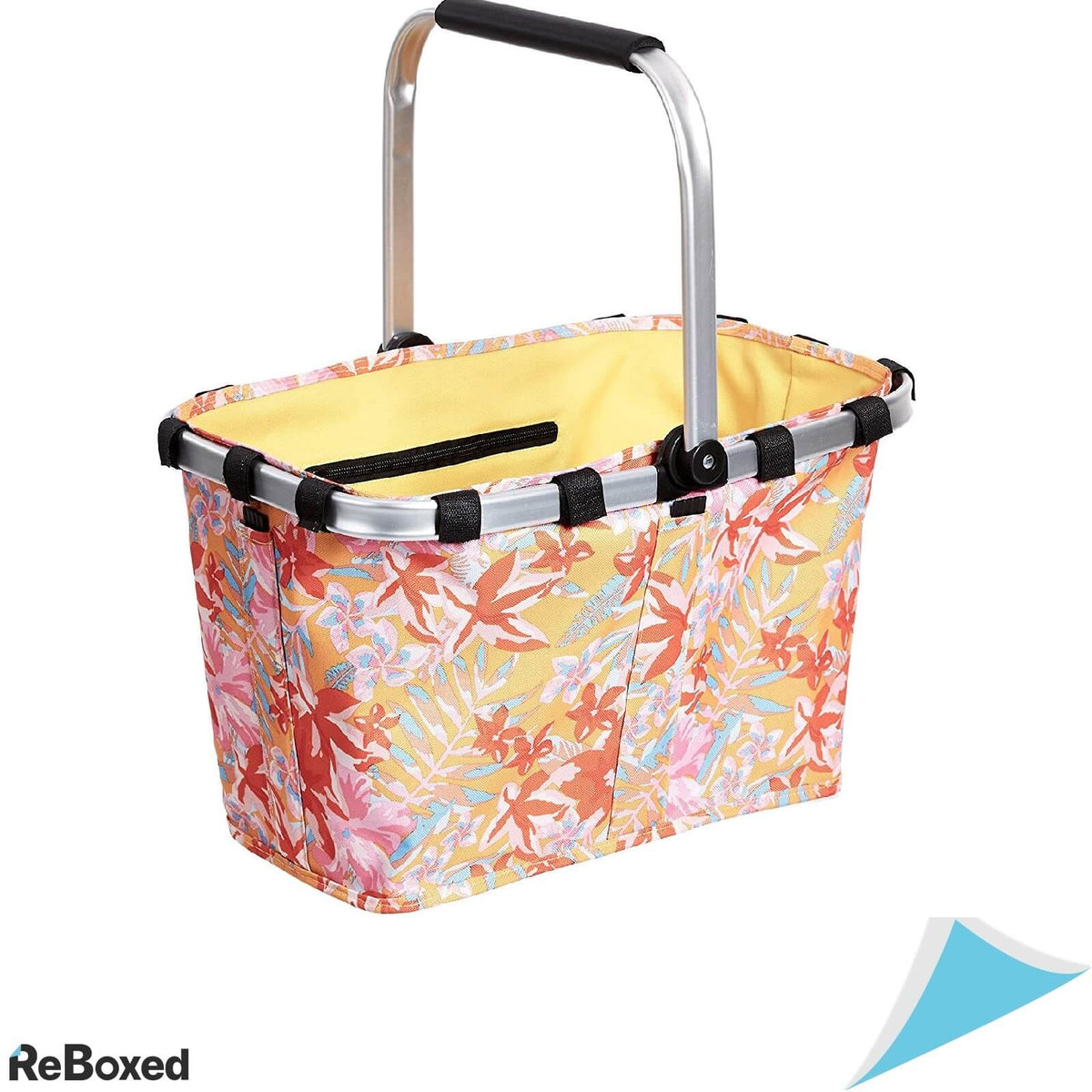 Cos Personal de Cumparaturi Pliabil cu Motive Florale