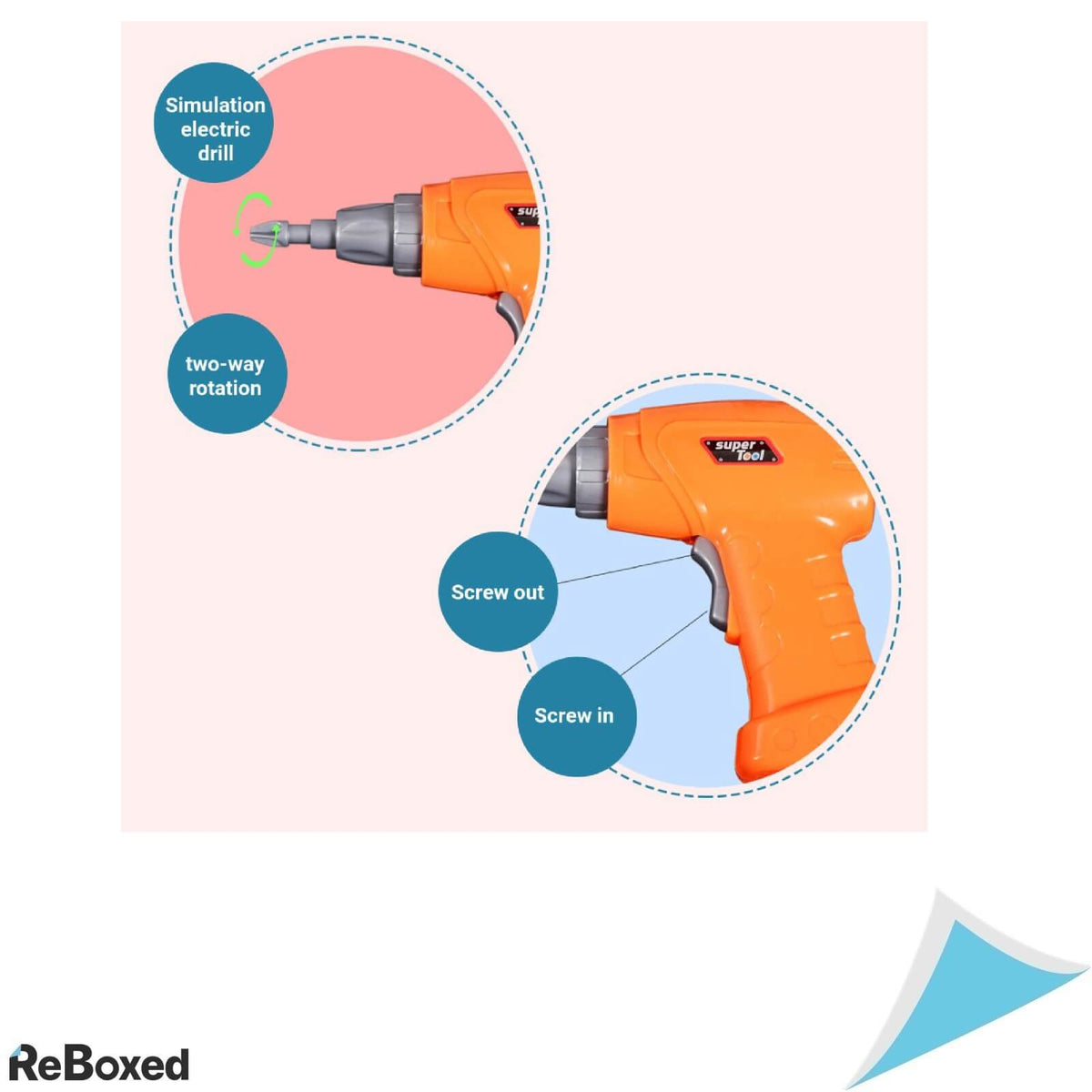 Mozaic Creativ 237 piese Suruburi Masa Surubelnita Electrica