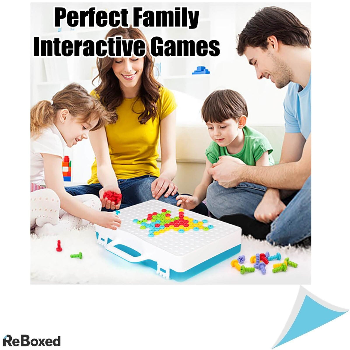 Mozaic Creativ 237 piese Suruburi Masa Surubelnita Electrica