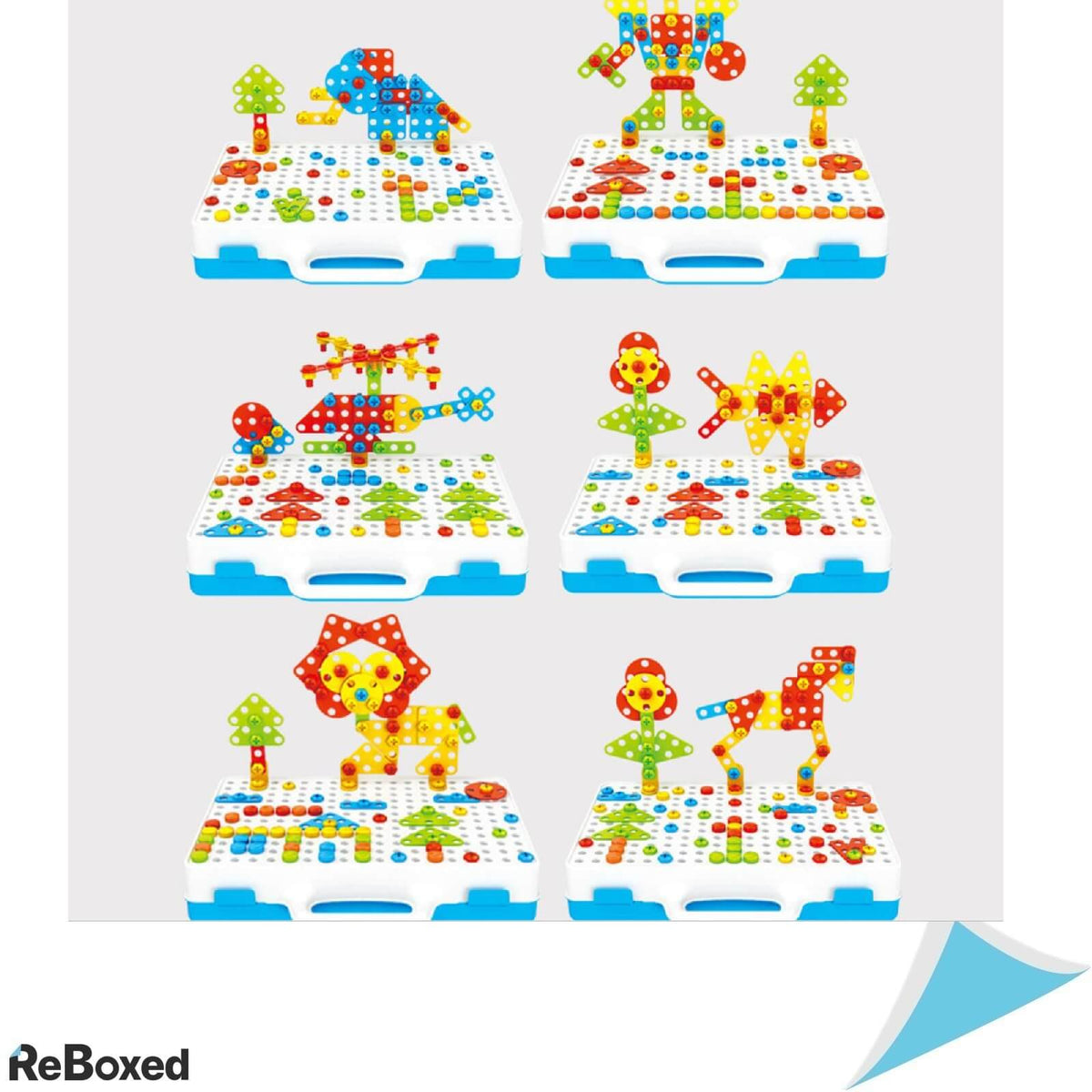 Mozaic Creativ 237 piese Suruburi Masa Surubelnita Electrica