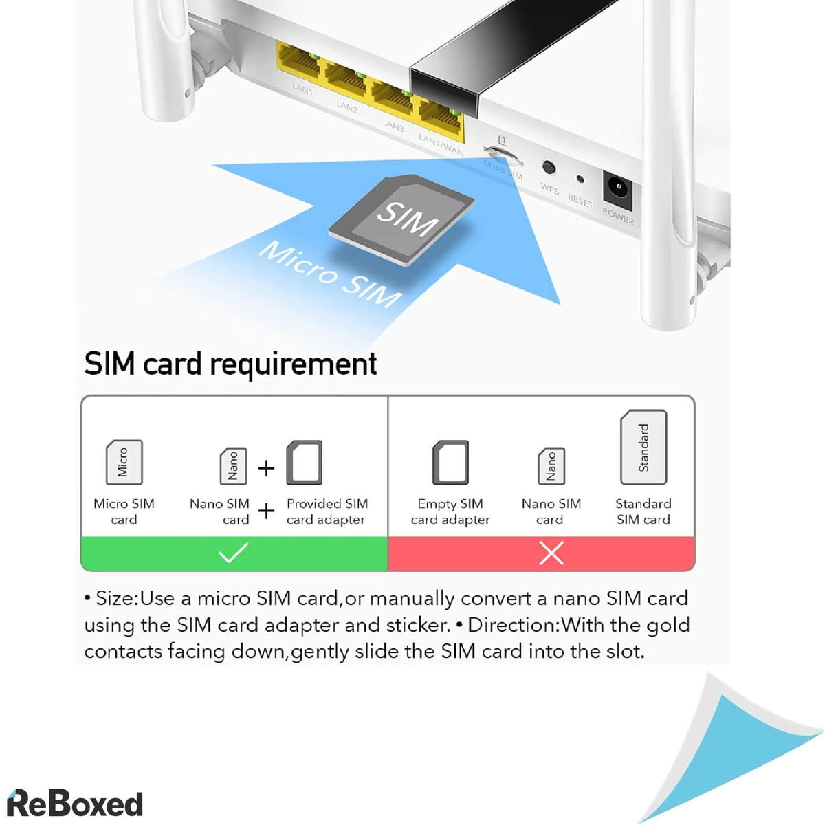 Cudy AC1200 LT450 4G LTE Modem Router SIM Card 1200Mbps WiFi