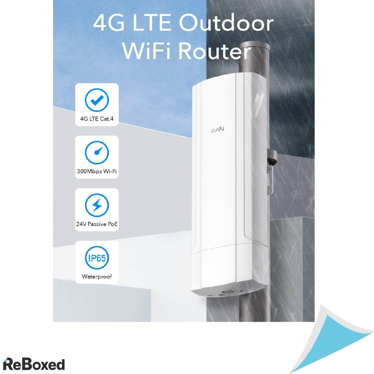 Cudy LT300 Outoor 4G LTE PoE Router Wireless WiFi 150Mbps