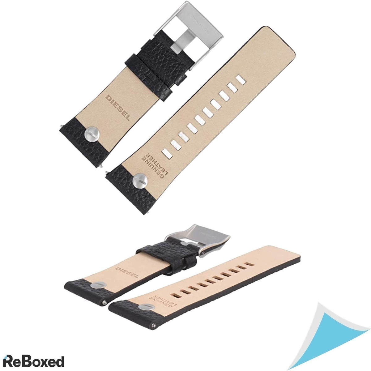 Diesel DZ-7313 Bratara Ceas Clasic 28 mm Piele Negru