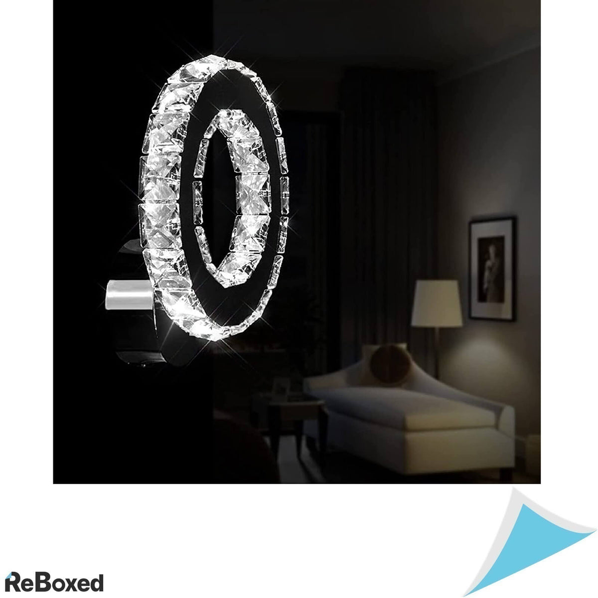 DAXGD Aplica LED K9 Cristal 16W 6000K Diametru 22cm