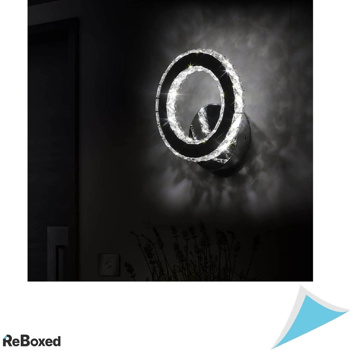 DAXGD Aplica LED K9 Cristal 16W 6000K Diametru 22cm