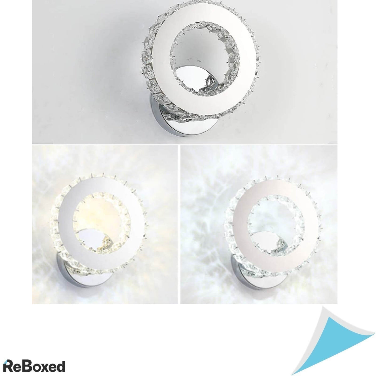 DAXGD Aplica LED K9 Cristal 16W 6000K Diametru 22cm