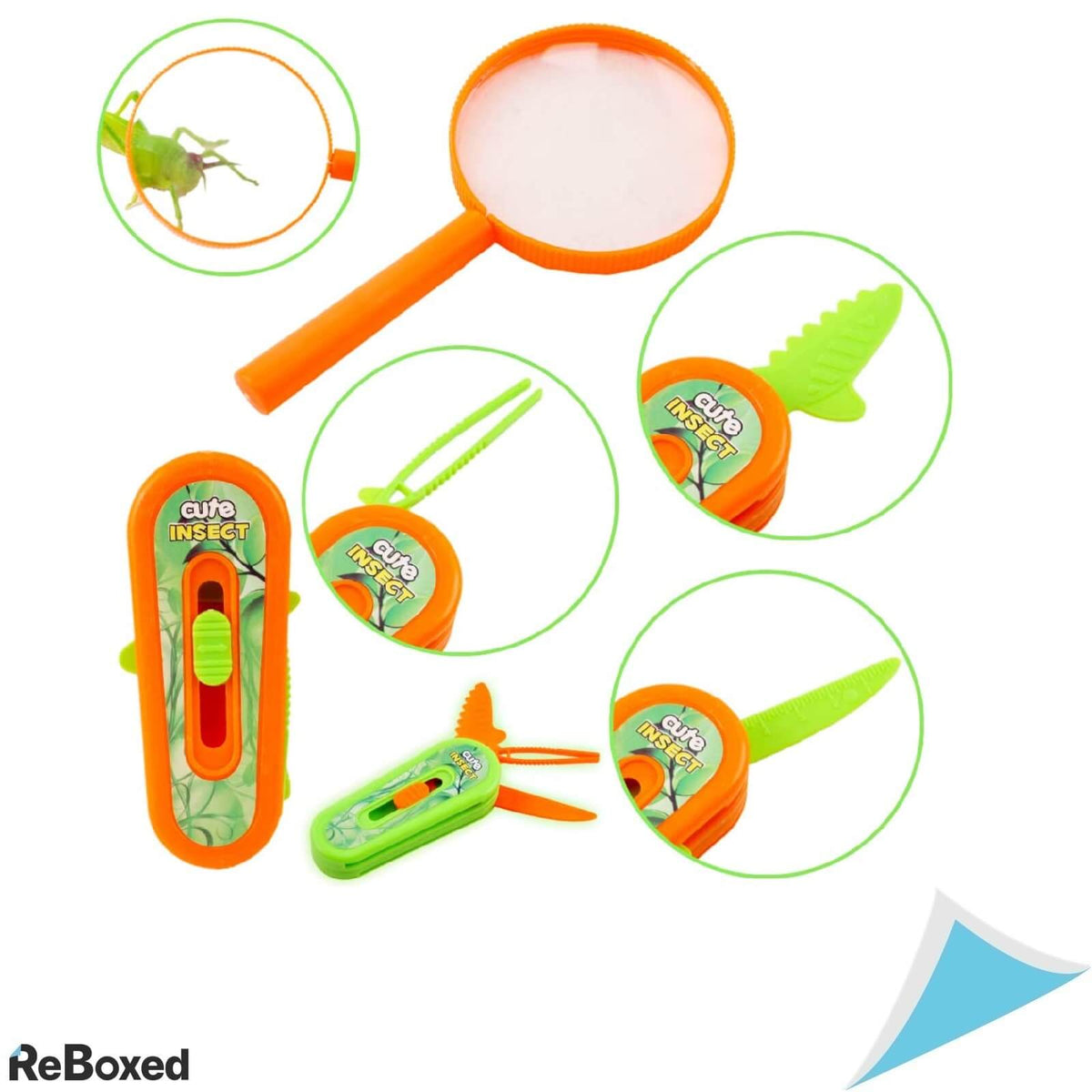 deAO Set Explorator Insecte Outdoor 27 piese Joaca Aer Liber