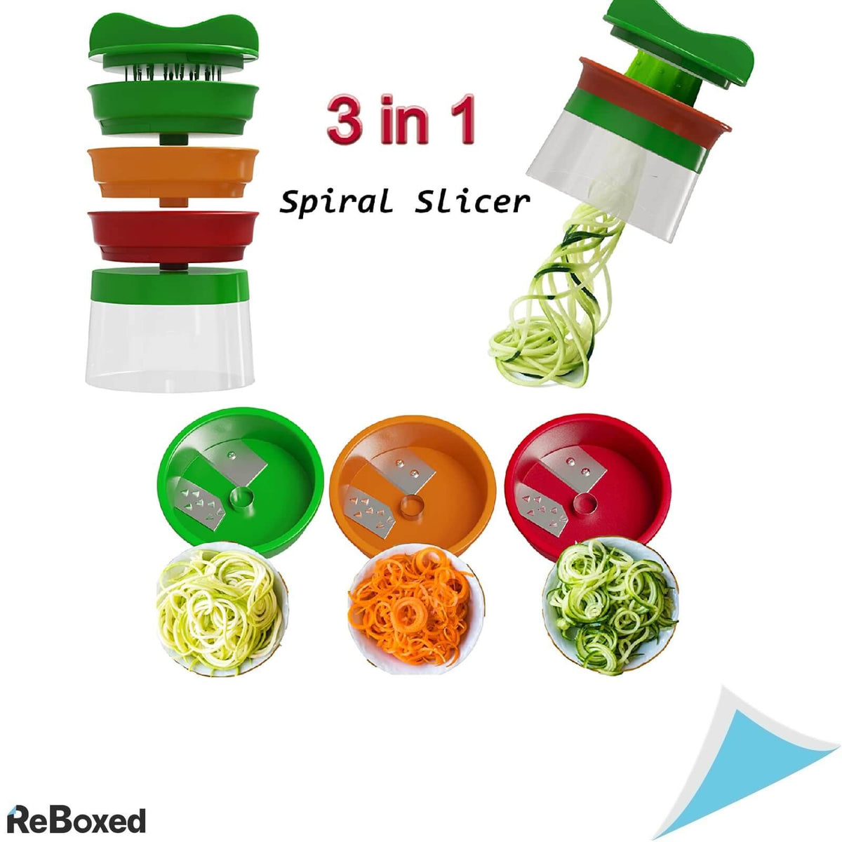 Deconuba Spiralizor si Tocator Manual cu Snur 500ml