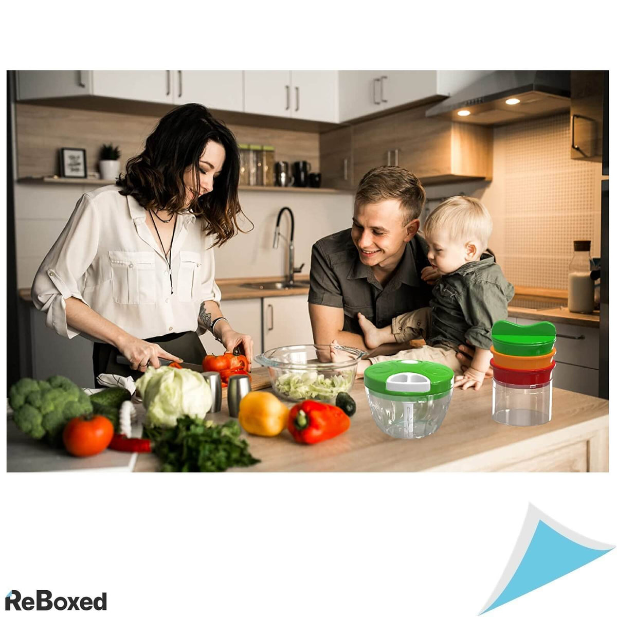 Deconuba Spiralizor si Tocator Manual cu Snur 500ml