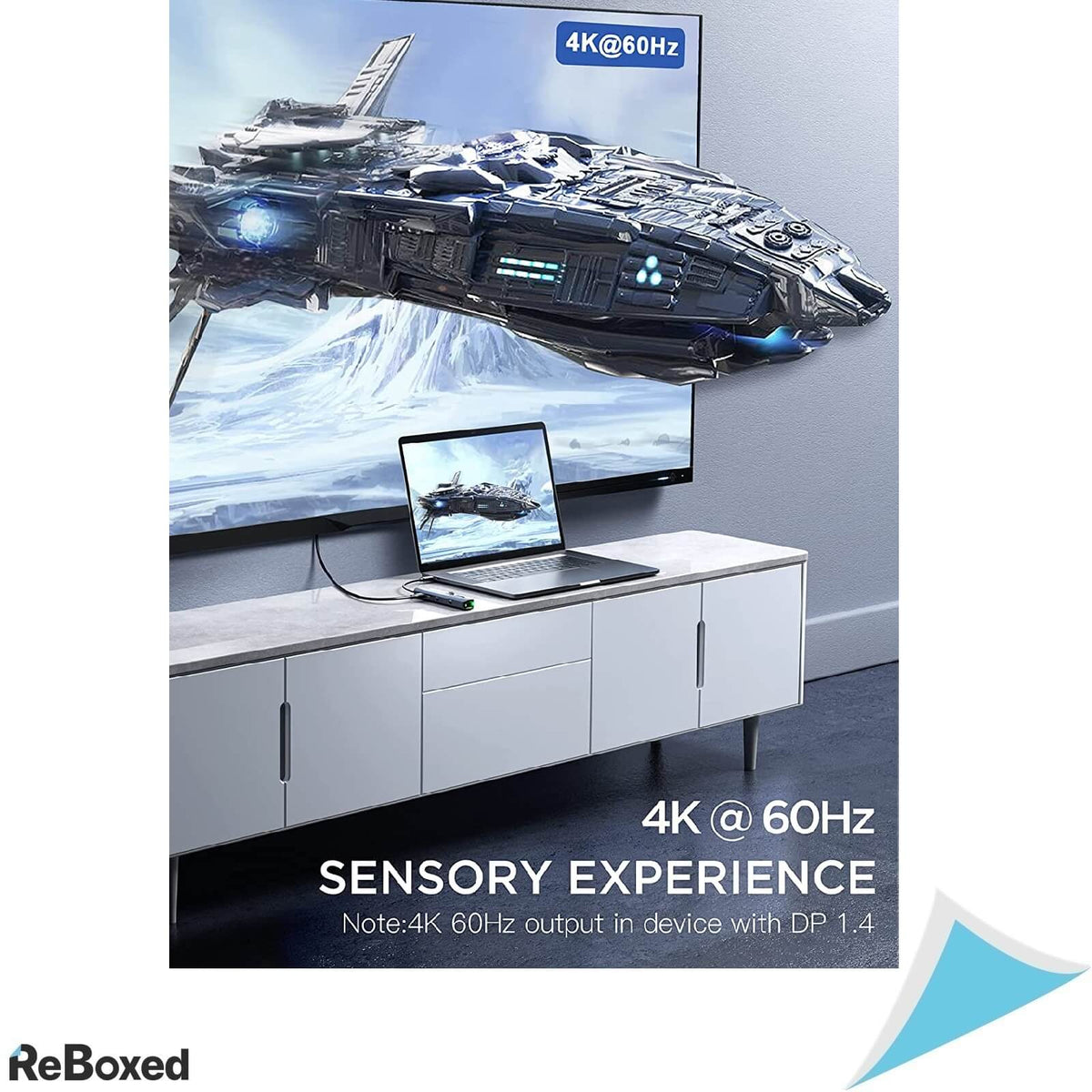 Dockteck Adaptor 6in1 100W PD USB-C HDMI 4K Ethernet USB3.0