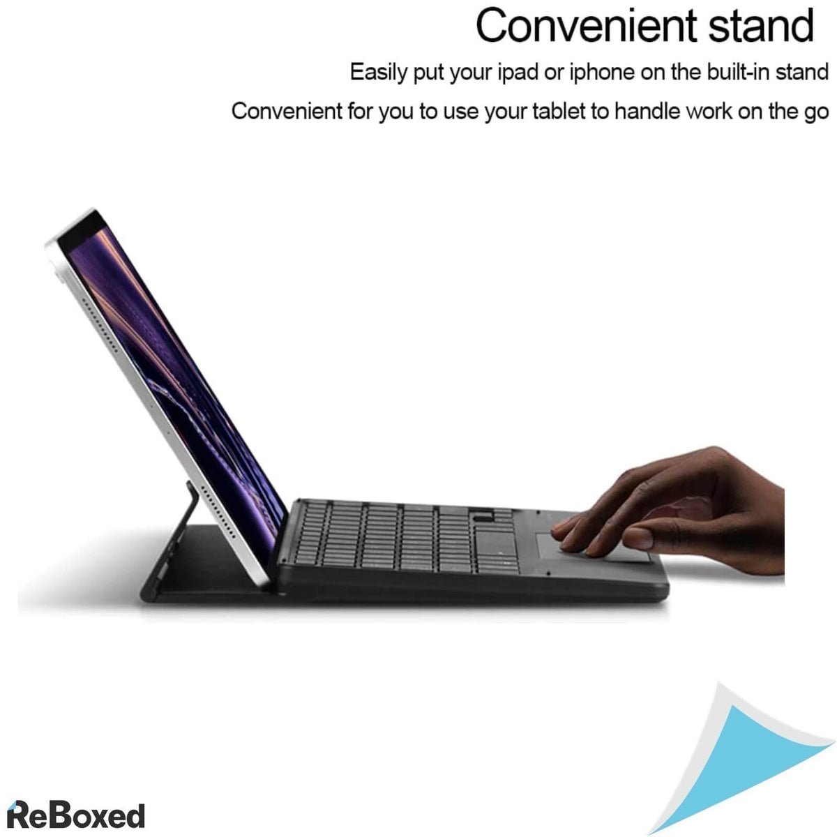 Tastatura Bluetooth cu Touchpad 7 Iluminari Multi-Device QWERTZ