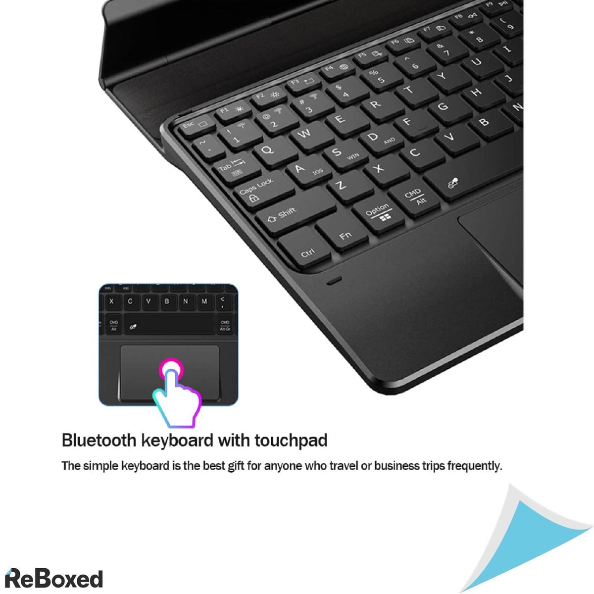 Tastatura Bluetooth cu Touchpad 7 Iluminari Multi-Device QWERTZ