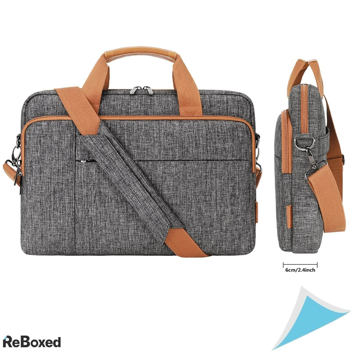 Domiso Geanta Laptop 17.3 Inch Ultra-Slim cu Maner si Curea