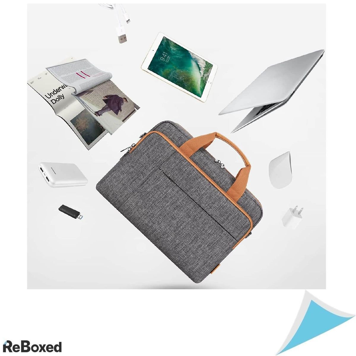 Domiso Geanta Laptop 17.3 Inch Ultra-Slim cu Maner si Curea