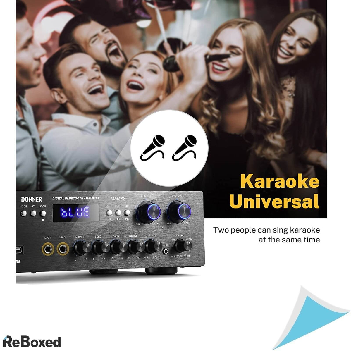 Donner MAMP5 Amplificator de Putere 440W Peak Bluetooth 5.0