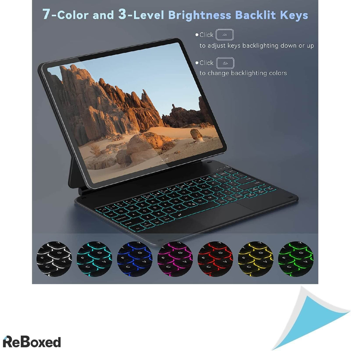 Tastatura Magnetica cu Trackpad pentru Apple iPad Pro 12.9 Gen3-5