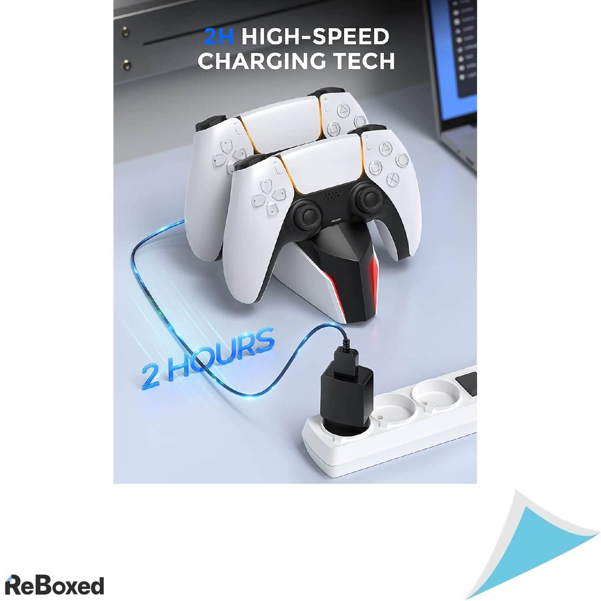 ECHTPower Statie Dubla de Incarcare QuickCharge Controller PS5