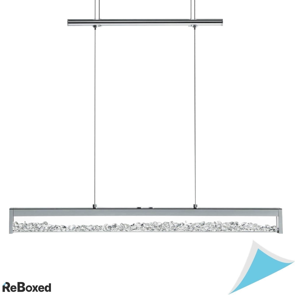 Eglo Cardito 93625 Lustra LED 24W Design Crom si Cristale