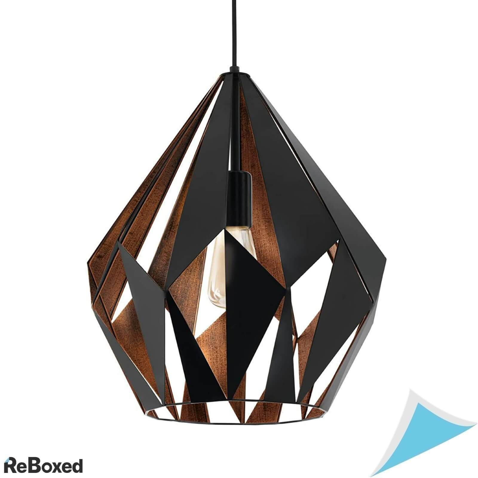 Eglo Carlton Pendant Lampadar Retro 38.5 cm cu 1 soclu E27