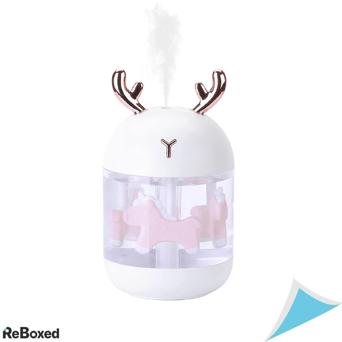 Ekkong Mini Umidificator USB Ultrasonic Silentios si Lumina LED