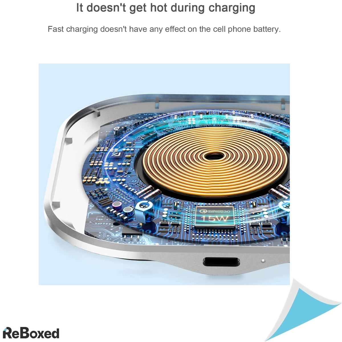 Eono C2 Amazon Brand Pad Incarcare Wireless 15W Certificat Qi