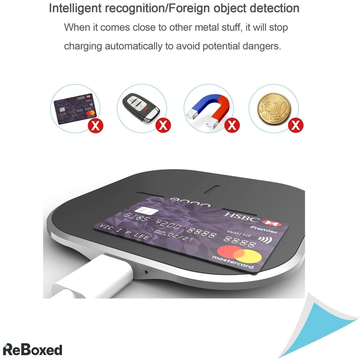 Eono C2 Amazon Brand Pad Incarcare Wireless 15W Certificat Qi