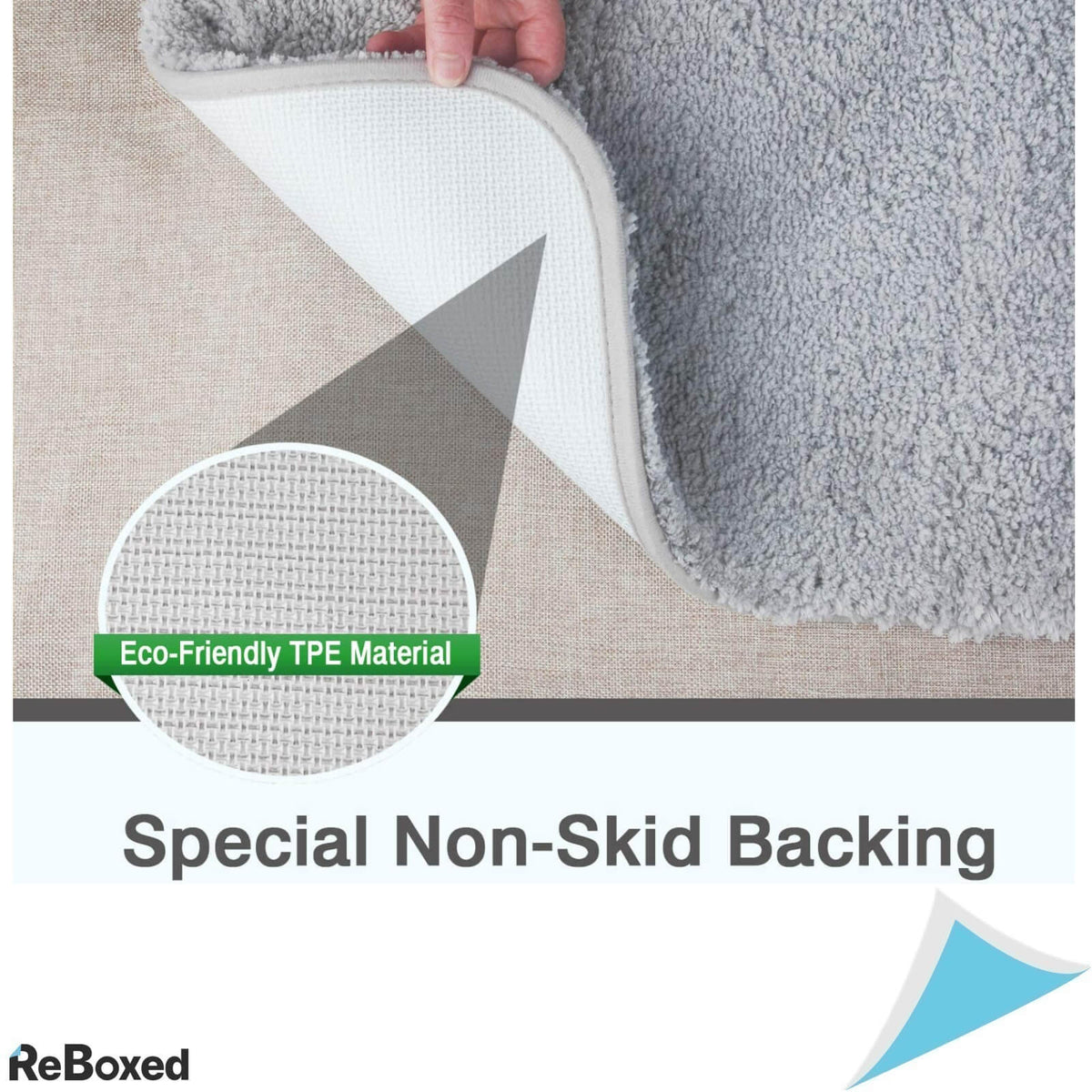 fcsDetail Covor de Baie Ultra-Pufos si Absorbant 80 x 50 cm