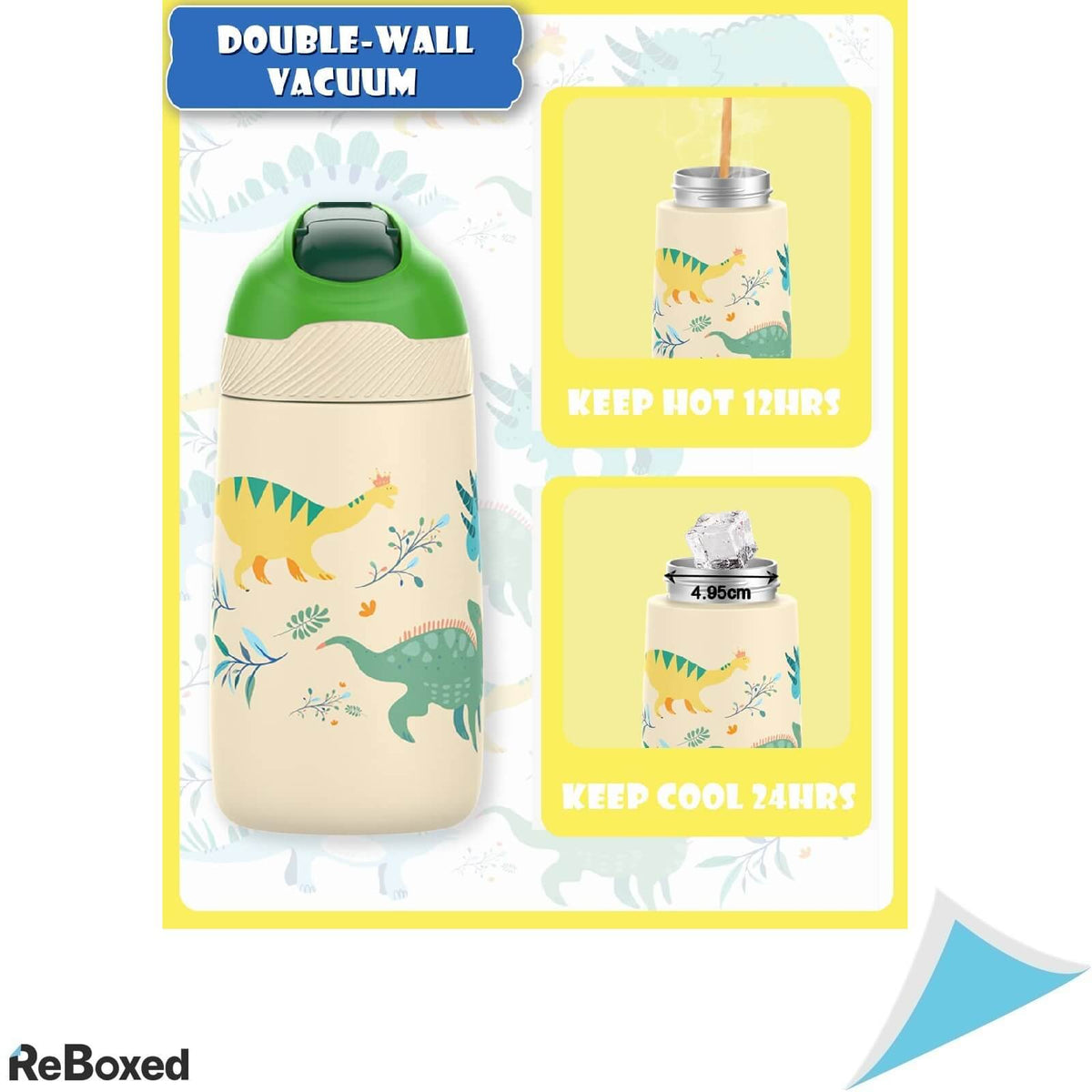 FJbottle Sticla de Apa Pentru Copii Termoizolata Otel 350ml