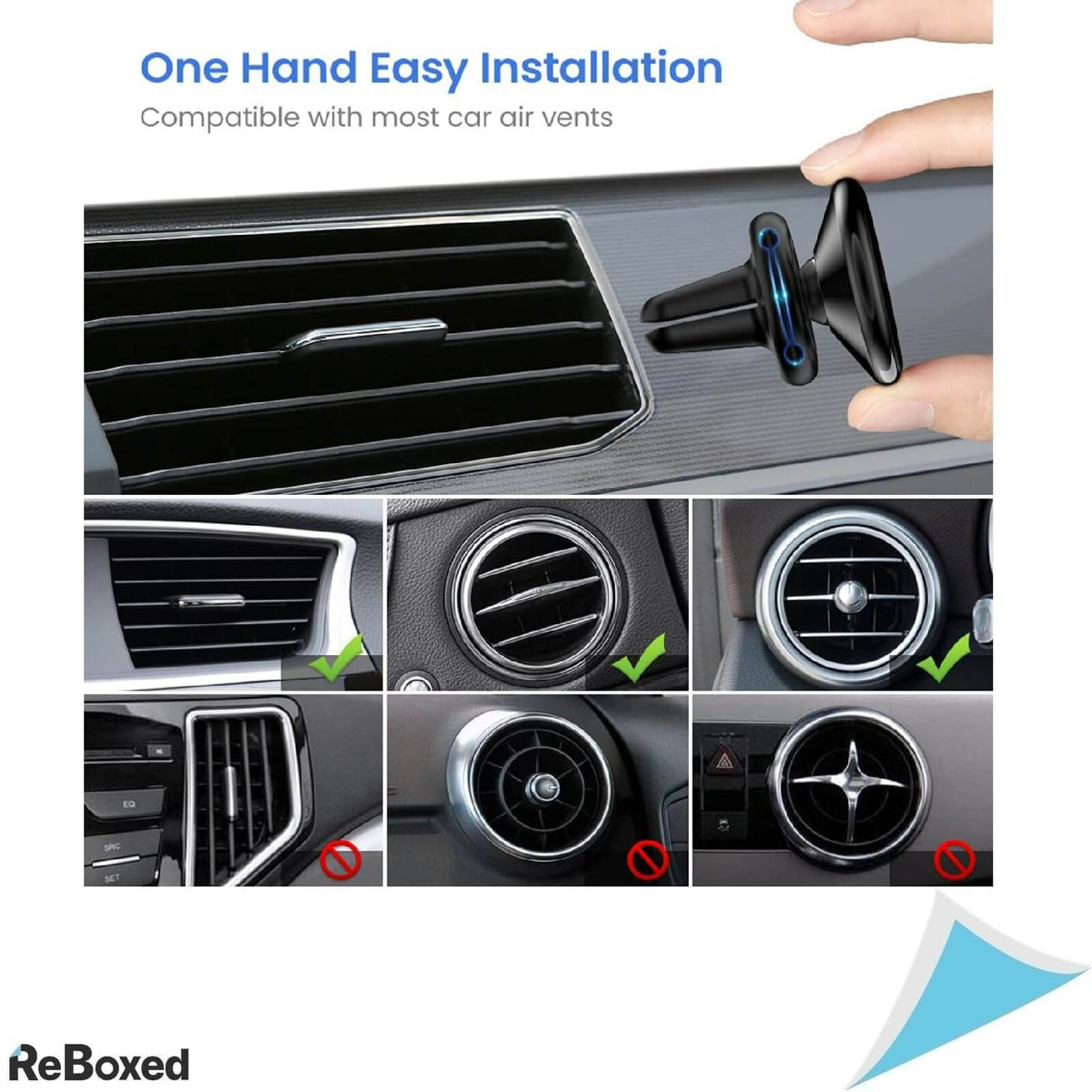 Floveme Suport Magnetic Super Strong Telefon Grila de Ventilatie 360g