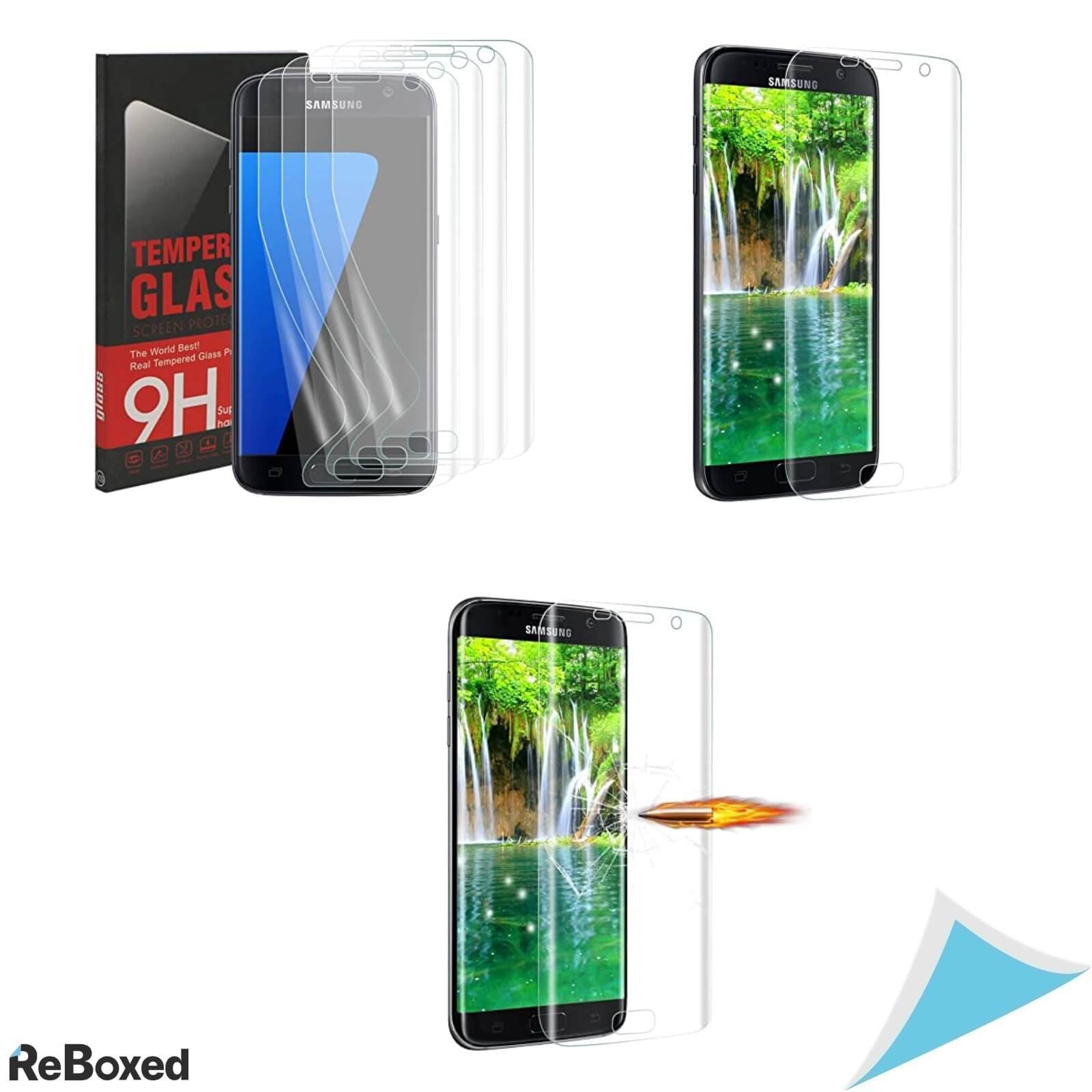 Set de 4 Film de Protectie Ecran Samsung Galaxy S7 Edge