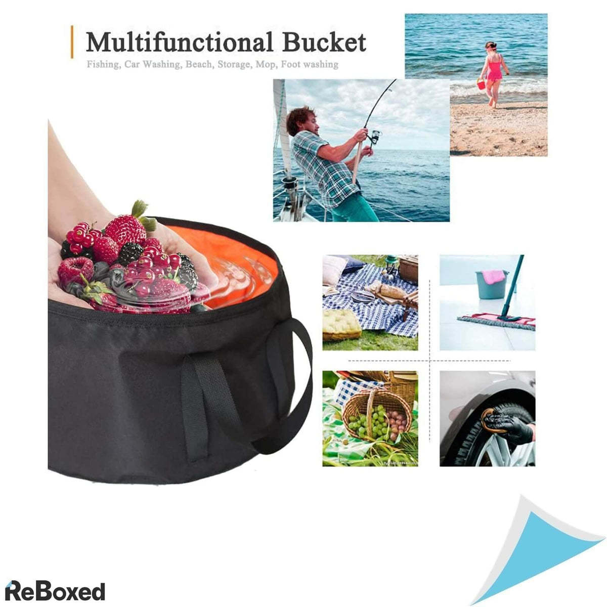 Galeata 10l Pliabila Portabila Multifunctionala ReBoxed