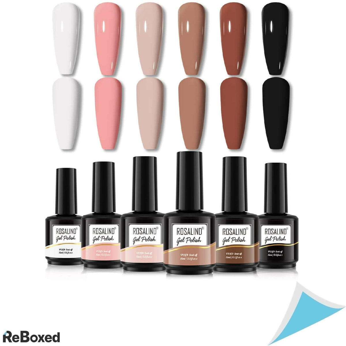 Rosalind Set 6 bucati Gel Unghii 15ml UV LED Permanent Polish