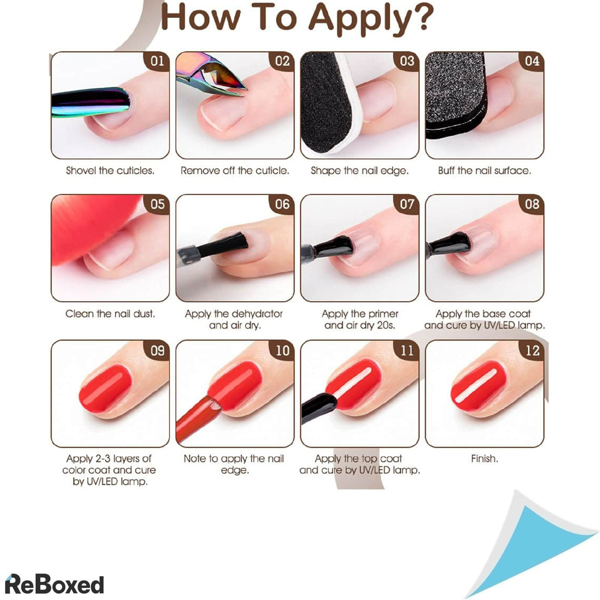 Rosalind Set 6 bucati Gel Unghii 15ml UV LED Permanent Polish