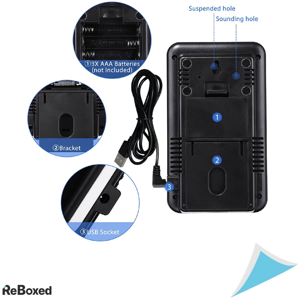 Gemitto Termometru de Interior cu 2 Senzori si Alarma