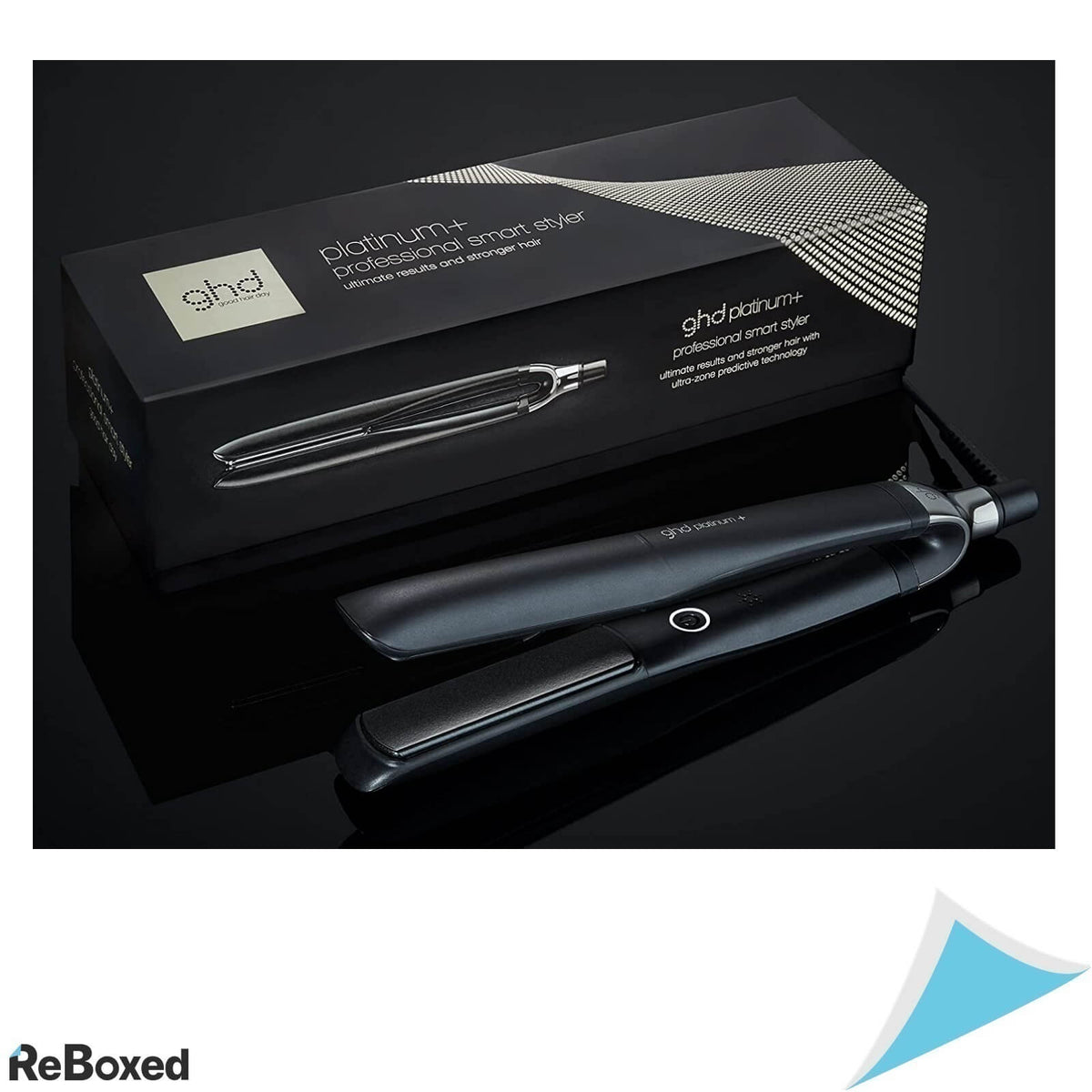ghd Platinum+Styler Placa Profesionala Par la 185 grade Negru
