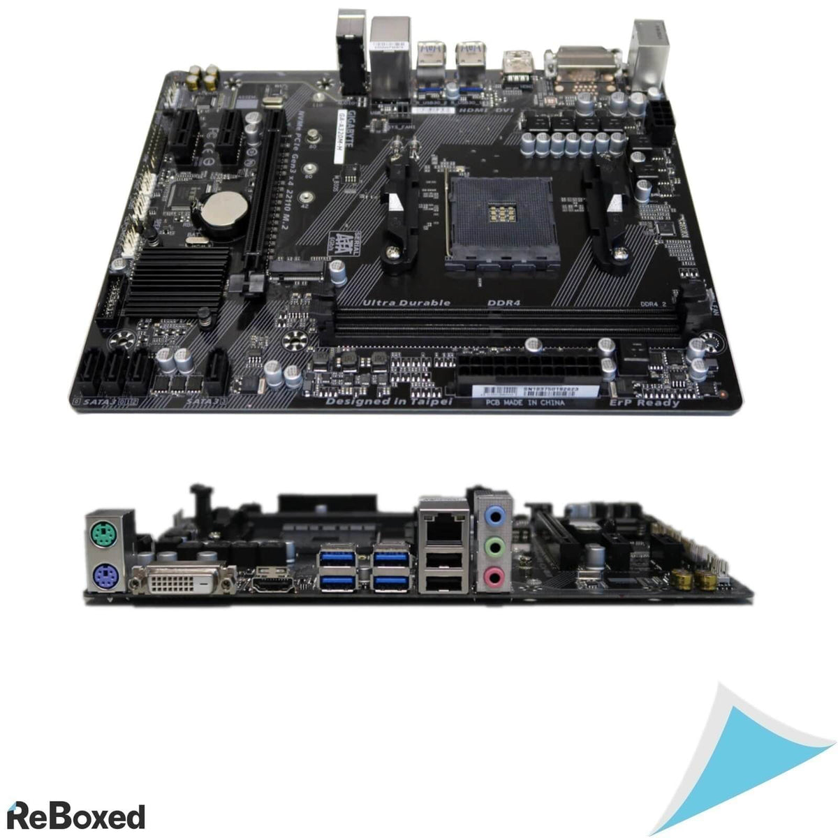 Gigabyte GA-A320M-H AMD A320 Placa de Baza AM4