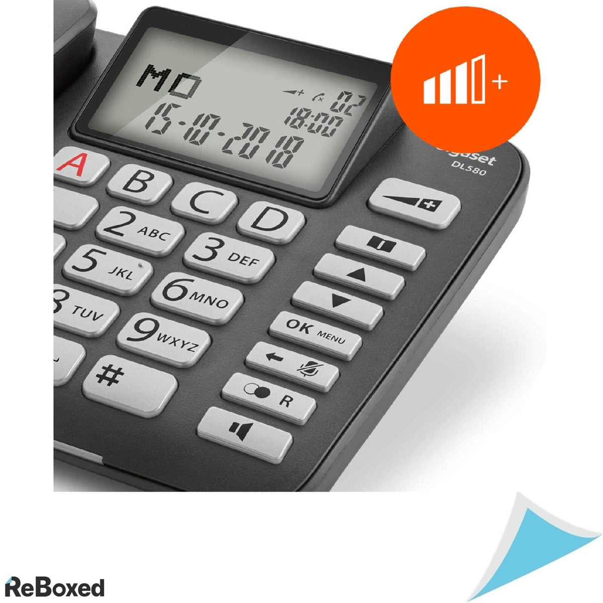 Gigaset DL580 Telefon de Masa cu Afisaj Mare Iluminat