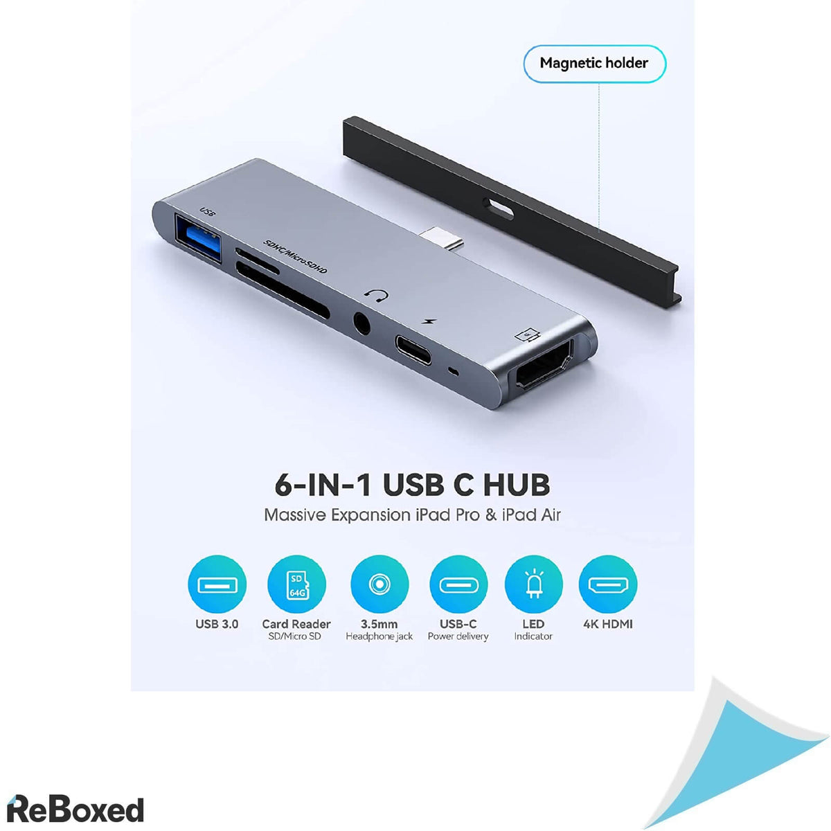 Giissmo Hub Dock USB-C 6in1 Apple iPad Pro 2021 Mini Air 4 MacBook