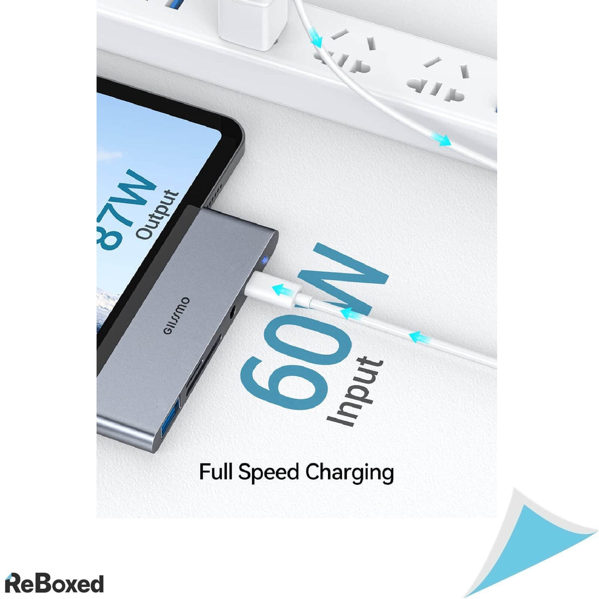 Giissmo Hub Dock USB-C 6in1 Apple iPad Pro 2021 Mini Air 4 MacBook